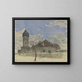 Heinrich Rumbler - The watchtower in Sachsenhausen.webp