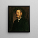 Der Dichter Anastase Grün alias Anton Alexander Graf von Auersperg - Heinrich von Angeli — gerahmtes Bild an der Wand