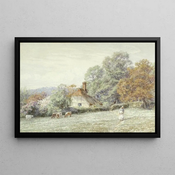 Helen Allingham - A Surrey cottage.webp