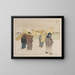 Ein Schneetag - Helen Hyde — gerahmtes Bild an der Wand