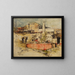 Die rosa Fontaine in Jalapa - Helen Hyde — gerahmtes Bild an der Wand
