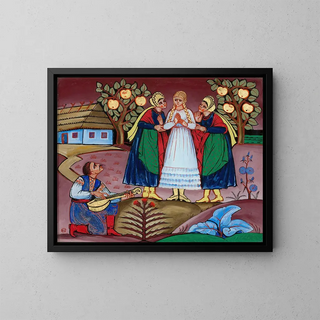 Serenade - Helena Schrammowa — gerahmtes Bild an der Wand