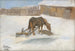 Hof mit Pferd - Helene Büttner — Ansicht des Kunstwerks