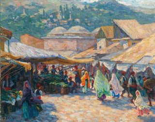 Helene DomKomers - Markttreiben in Sarejewo.webp