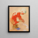 Mädchen am Sand - Helene Schjerfbeck — gerahmtes Bild an der Wand