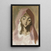 Madone der Barmherzigkeit nach El Greco - Helene Schjerfbeck — gerahmtes Bild an der Wand