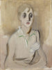 Modernes Schulmädchen-Gemälde - Helene Schjerfbeck — Ansicht des Kunstwerks