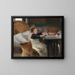 Der Genesende - Helene Schjerfbeck — gerahmtes Bild an der Wand