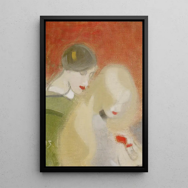 L'héritage familial - Helene Schjerfbeck — gerahmtes Bild an der Wand