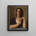 Portrait einer Frau - Hellmut Eichrodt — gerahmtes Bild an der Wand