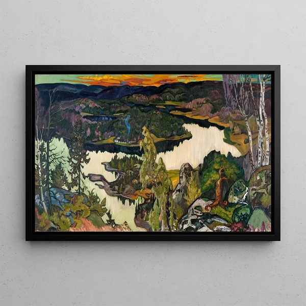 Helmer Osslund - Autumn Evening Nordingr.webp