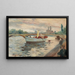 Motiv der Seine - Helmer Osslund — gerahmtes Bild an der Wand
