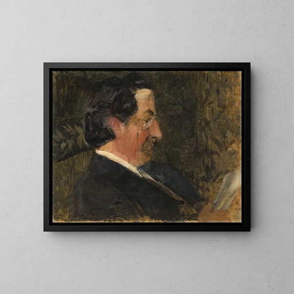 Monsieur Andersson von der Sekundarschule Frövi - Helmer Osslund — gerahmtes Bild an der Wand