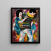 Paar tanzend - Helmut Kolle — gerahmtes Bild an der Wand