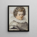 Portrait de Gillis van Breen - Hendrick Goltzius — gerahmtes Bild an der Wand