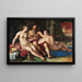Loth und seine Töchter - Hendrick Goltzius — gerahmtes Bild an der Wand