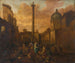 Ansicht von Amsterdam auf einem römischen Markt - Hendrick Mommers — Ansicht des Kunstwerks
