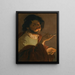 Ein rauchender Bravo - Hendrick ter Brugghen — gerahmtes Bild an der Wand