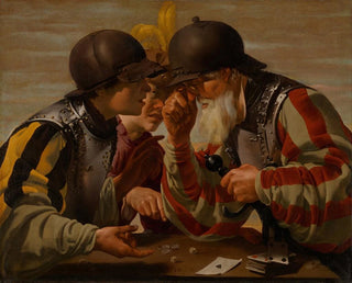 Die Spieler - Hendrick Ter Brugghen — Ansicht des Kunstwerks