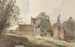 Häuser entlang eines Weges in der Nähe von Amsterdam - Hendrik Abraham Klinkhamer — Ansicht des Kunstwerks