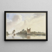 Ruine des Hauses am Merwede bei Dordrecht an der Maas - Hendrik Abraham Klinkhamer — gerahmtes Bild an der Wand