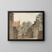 Rue près de la Manège - Hendrik Abraham Klinkhamer — gerahmtes Bild an der Wand