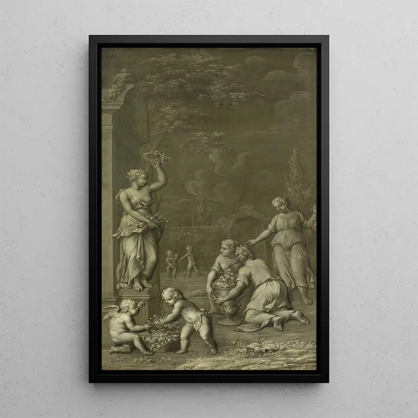 Hommage à Pomone - Hendrik Carr II — gerahmtes Bild an der Wand