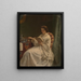 Morgendliche Lesung - Hendrik Jacobus Scholten — gerahmtes Bild an der Wand