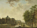 Ansicht des Houtmarkt in Amsterdam - Hendrik Keun — Ansicht des Kunstwerks