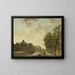 Ansicht des Houtmarkt in Amsterdam - Hendrik Keun — gerahmtes Bild an der Wand