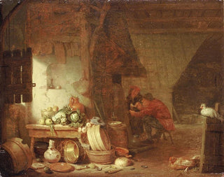 Hendrik Martensz Sorgh - Interior of Peasants Kitchen.webp