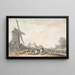 August - Hendrik Meijer — gerahmtes Bild an der Wand
