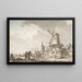 Dezember - Hendrik Meijer — gerahmtes Bild an der Wand