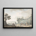 Oktober - Hendrik Meijer — gerahmtes Bild an der Wand