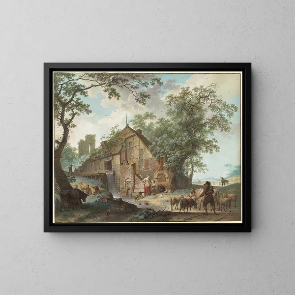 Eine Sommerschau - Hendrik Meyer — gerahmtes Bild an der Wand
