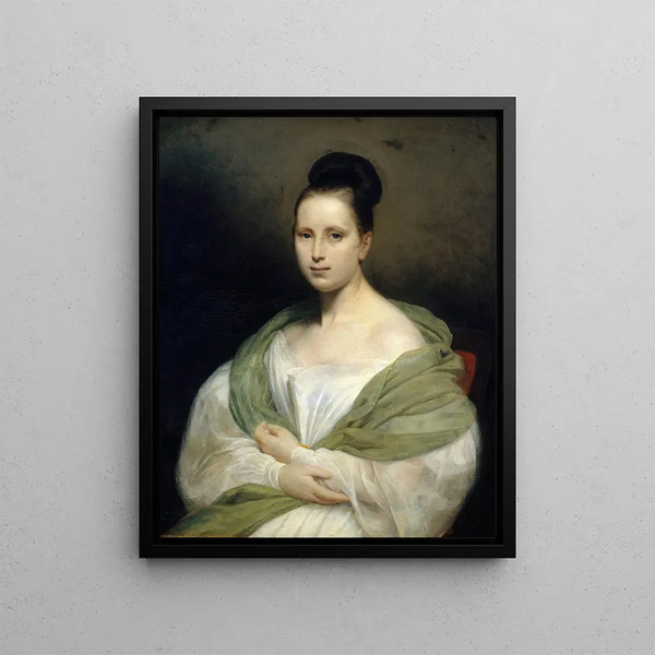 Hendrik Scheffer - Portrait dAdlade RousseauScheffer.webp