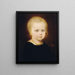 Portrait eines Kindes - Hendrik Scheffer — gerahmtes Bild an der Wand