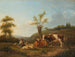 Landschaftsgemälde mit Vieh bei Darthuizen - Hendrik Stokvisch — Ansicht des Kunstwerks