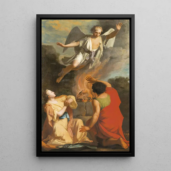 Der Opfergang Manoas - Hendrik van Limborch — gerahmtes Bild an der Wand