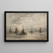 Bateaux de Pêche au Rivage - Hendrik Willem Mesdag — gerahmtes Bild an der Wand