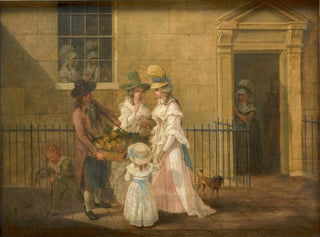 Vendeur de légumes - Hendrik Willem Schweickhardt — Ansicht des Kunstwerks