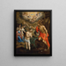Der Taufe Christi - Hendrik de Clerck — gerahmtes Bild an der Wand