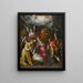 Die Geburt - Hendrik de Clerck — gerahmtes Bild an der Wand