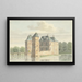 Château Moersbergen près de Doorn - Hendrik de Winter — gerahmtes Bild an der Wand