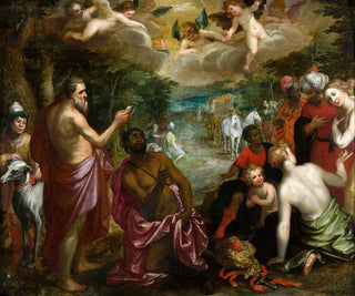 Der Tauf des Kammerherrn der Königin Candace von Äthiopien - Hendrik van Balen — Ansicht des Kunstwerks