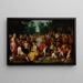 Das Festmahl der Götter - Hendrik van Balen — gerahmtes Bild an der Wand