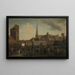 Der Fischmarkt in Antwerpen - Hendrik van Minderhout — gerahmtes Bild an der Wand