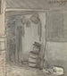 Ansicht eines Bauernhofs - Hendrik van der Burgh — Ansicht des Kunstwerks