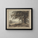 Im Park von Knole - Heneage Finch, 4. Earl of Aylesford — gerahmtes Bild an der Wand