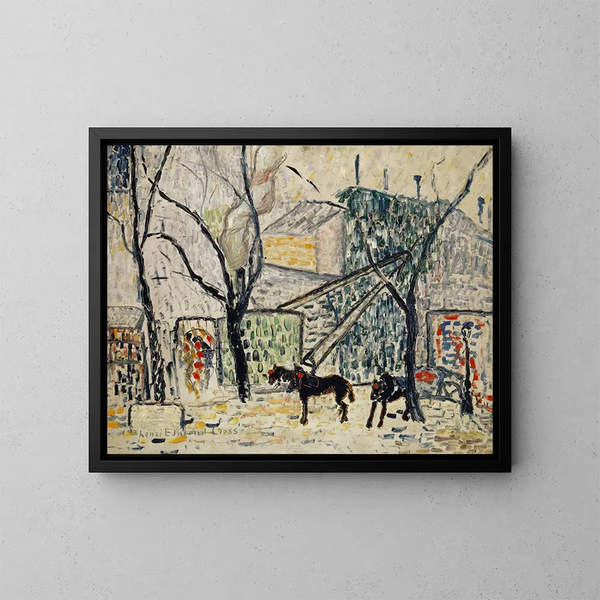 Boulevard - Henri-Edmond Cross — gerahmtes Bild an der Wand